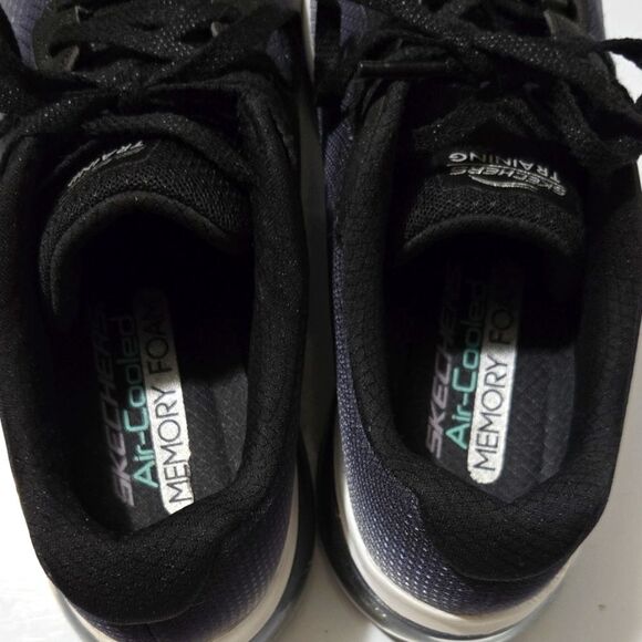 Skechers Skech-Air Element 2.0 Black and White Sneakers Ladies 8 - Picture 5 of 10